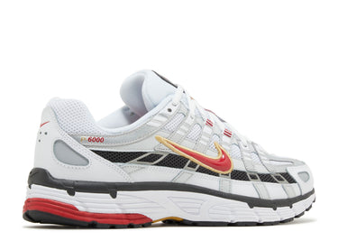 NIKE P-6000 'PLATINUM VARSITY RED'