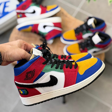 BLUE THE GREAT X JORDAN 1 MID 'FEARLESS'