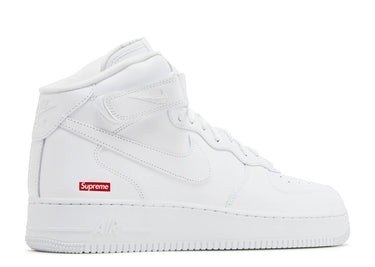 SUPREME X AIR FORCE 1 MID 'BOX LOGO - TRIPLE WHITE'