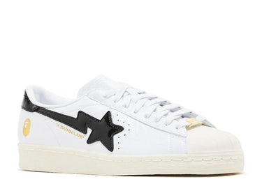 BAPE X SUPERSTAR VINTAGE 'WHITE BLACK'