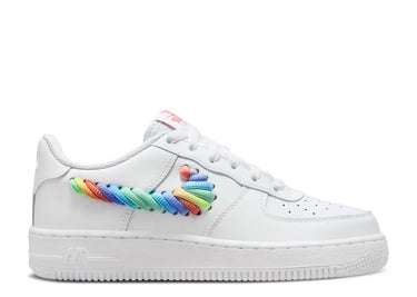AIR FORCE 1 LOW GS 'RAINBOW LACE SWOOSH'