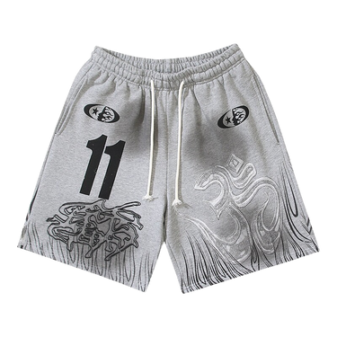 HELLSTAR YOGA SHORTS GREY
