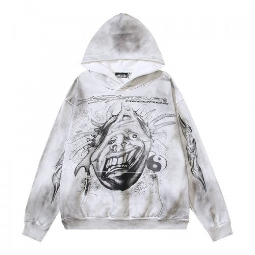 HELLSTAR HOODIE WHITE