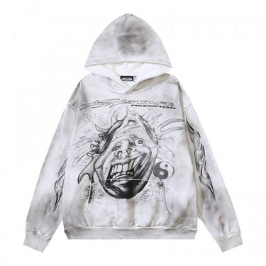 HELLSTAR HOODIE WHITE