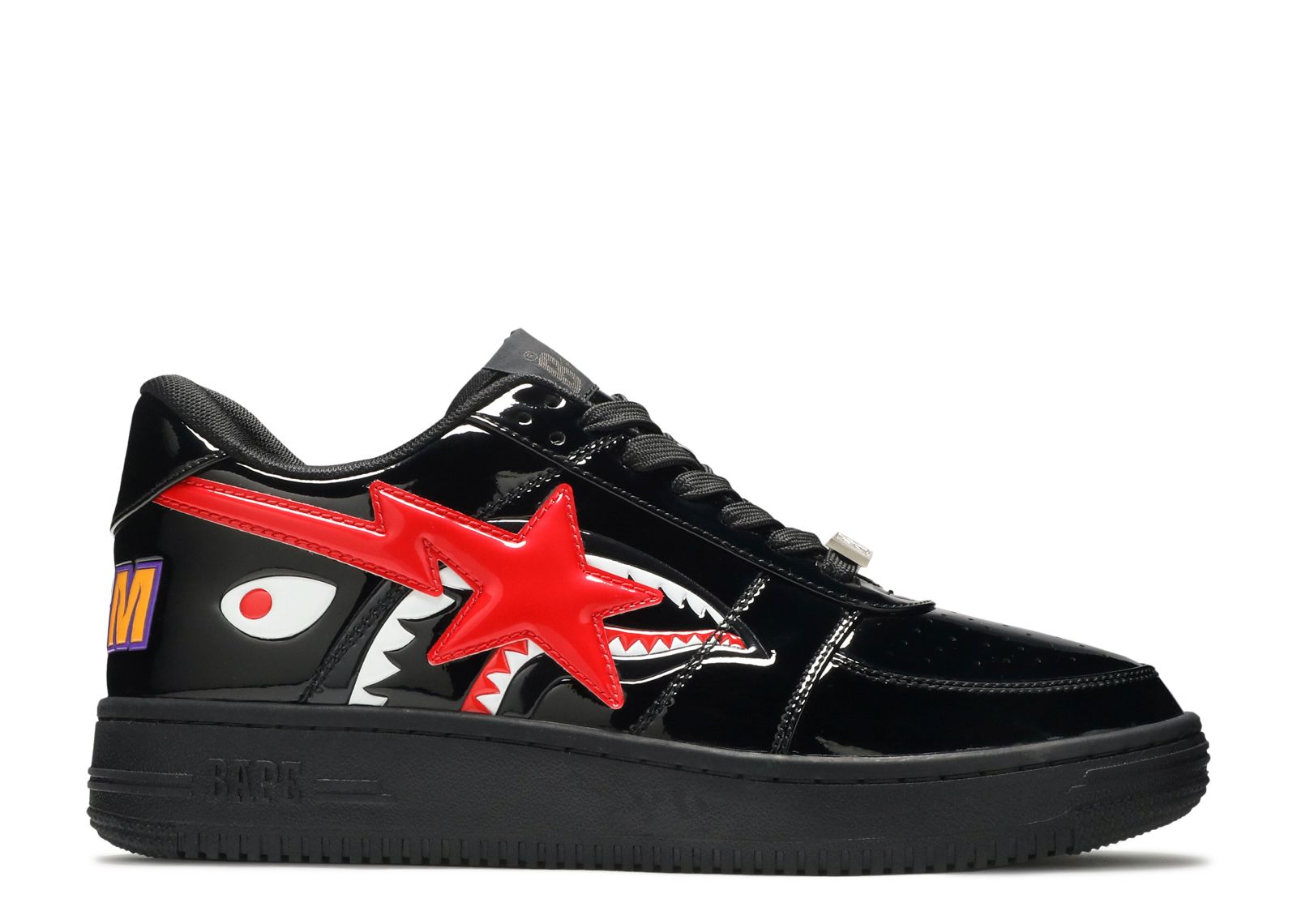BAPESTA LOW M2 'SHARK FACE - BLACK'