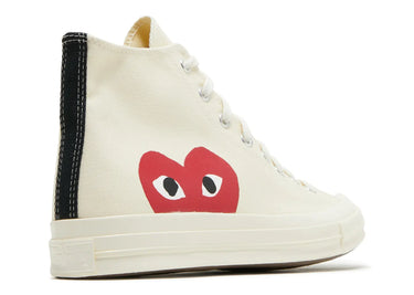 COMME DES GARÇONS PLAY X CHUCK 70 HIGH 'MILK'