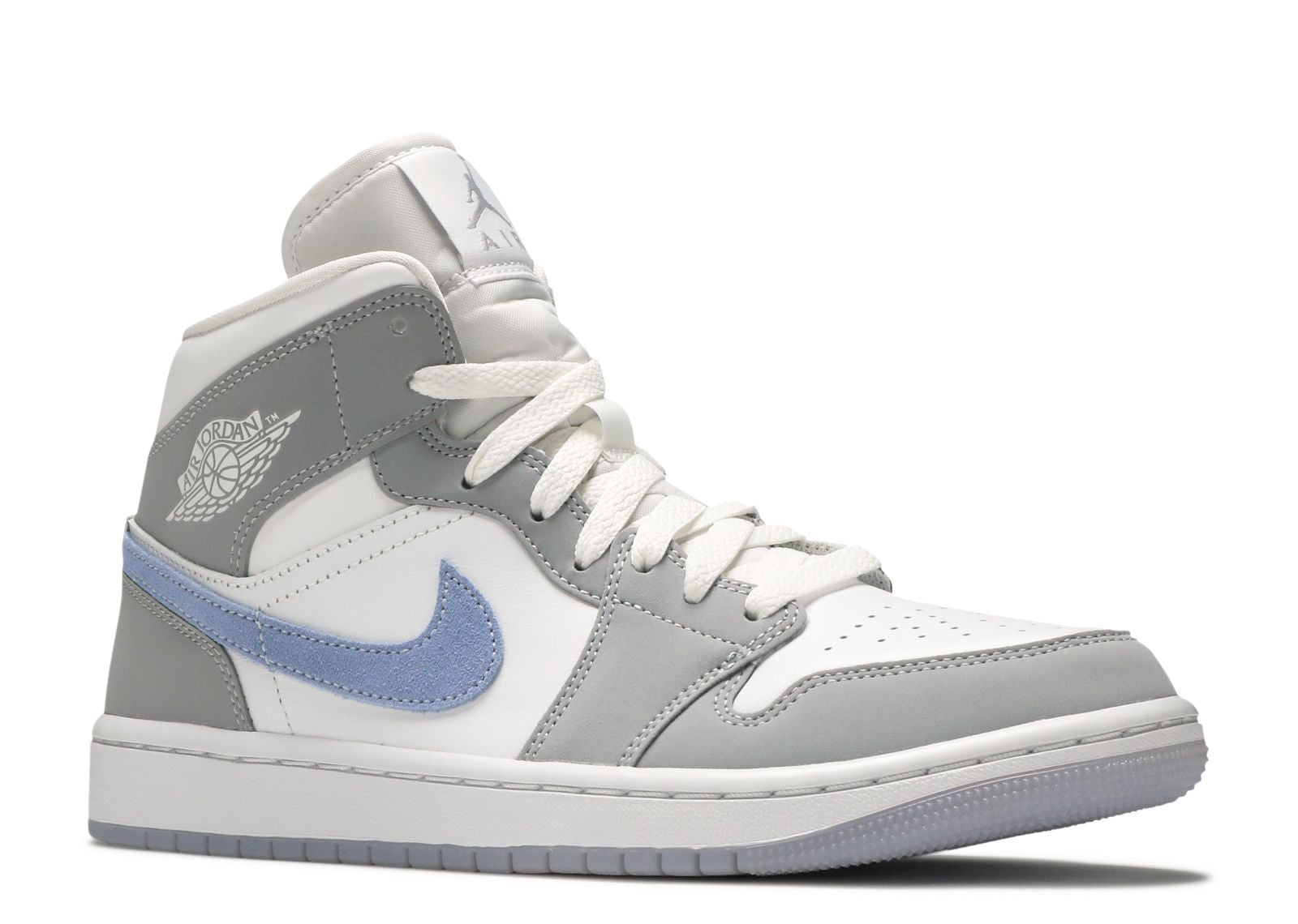 WMNS JORDAN 1 MID 'WOLF GREY ALUMINUM'