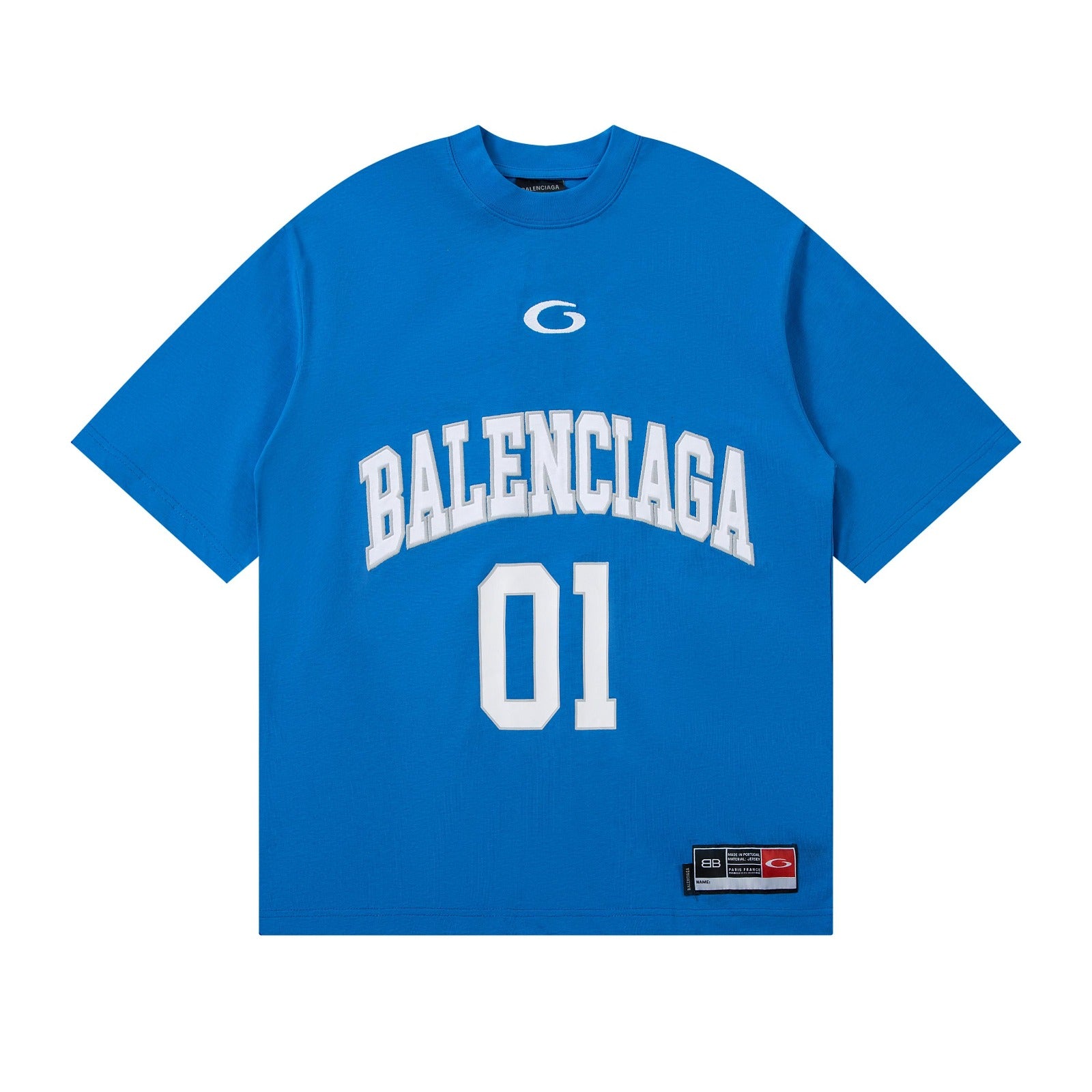 BALENCIAGA ‘BASKETBALL OVERSIZED IN BLUE’