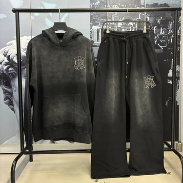 AMIRI BLACK MA HOLLYWOOD OVERSIZED HOODIE