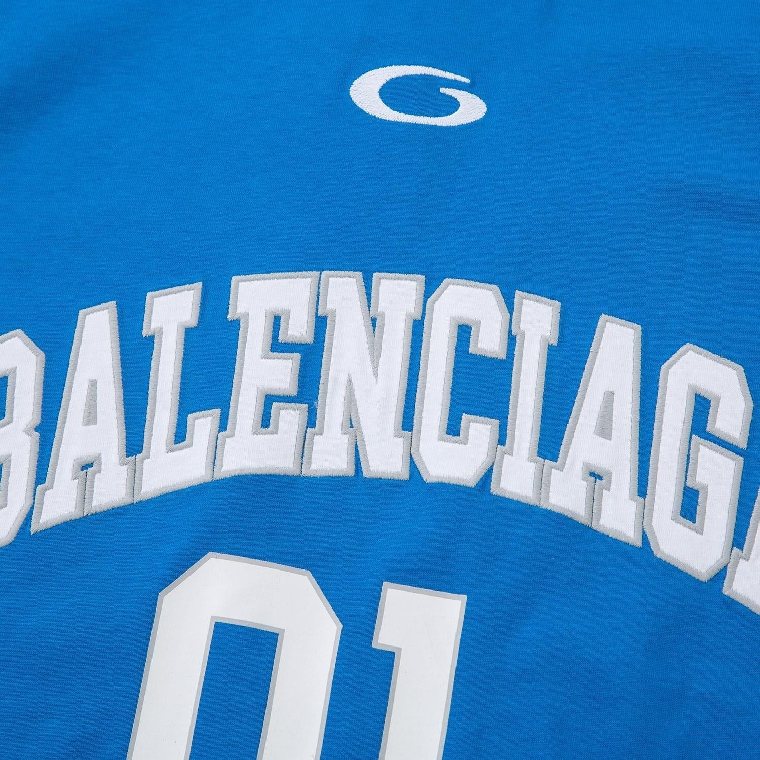 BALENCIAGA ‘BASKETBALL OVERSIZED IN BLUE’