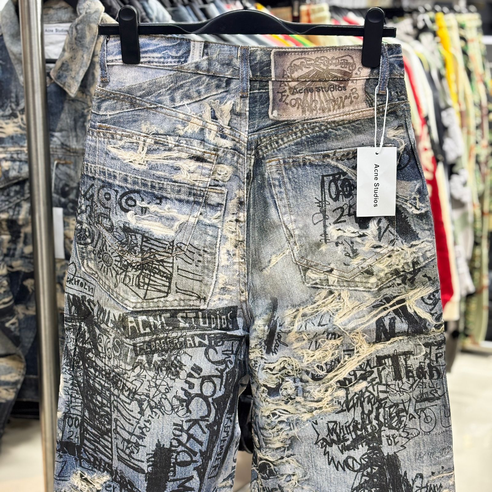 ACNE STUDIOS BLUE SÚPER BAGGY JEANS