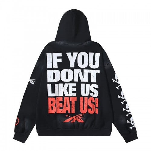 HELLSTAR YOU DONT LIKE US BEAT US HOODIE
