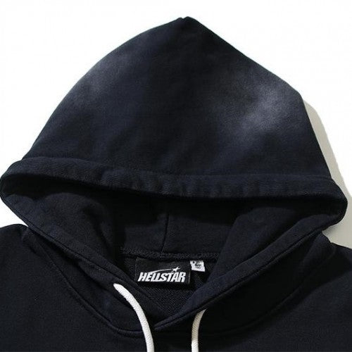 HOODIE HELLSTAR ‘SPORT LOGO VINTAGE BLACK’