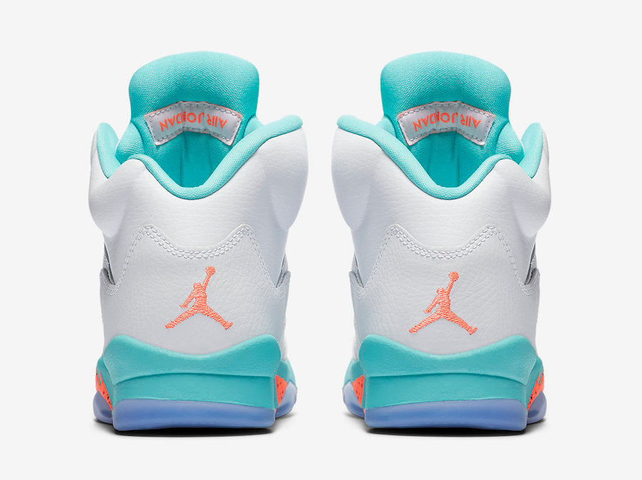 AIR JORDAN 5 RETRO GS 'LIGHT AQUA'